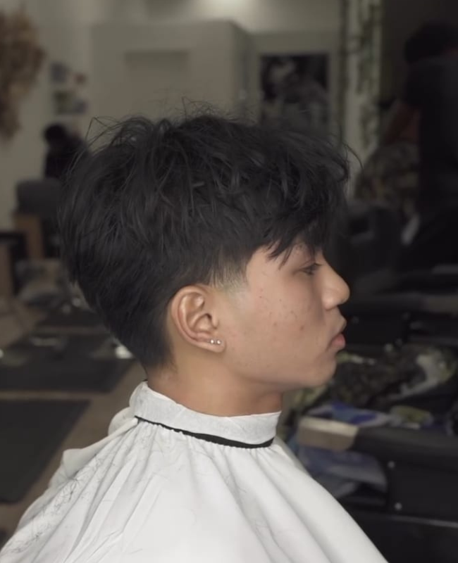Low Taper Fade for Asian Hair