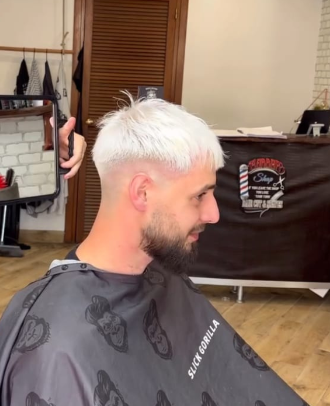 Low Taper Fade for white Men