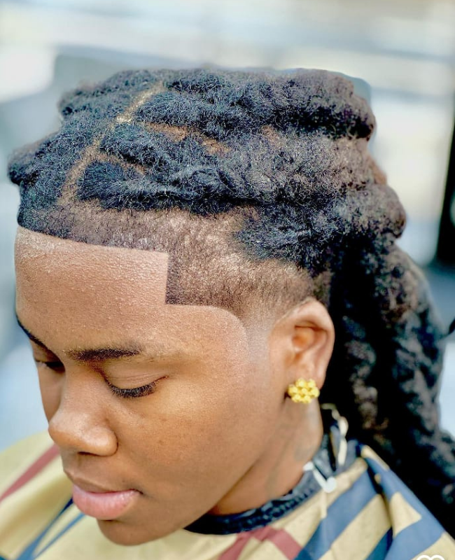 Low Taper Fade with Dreads