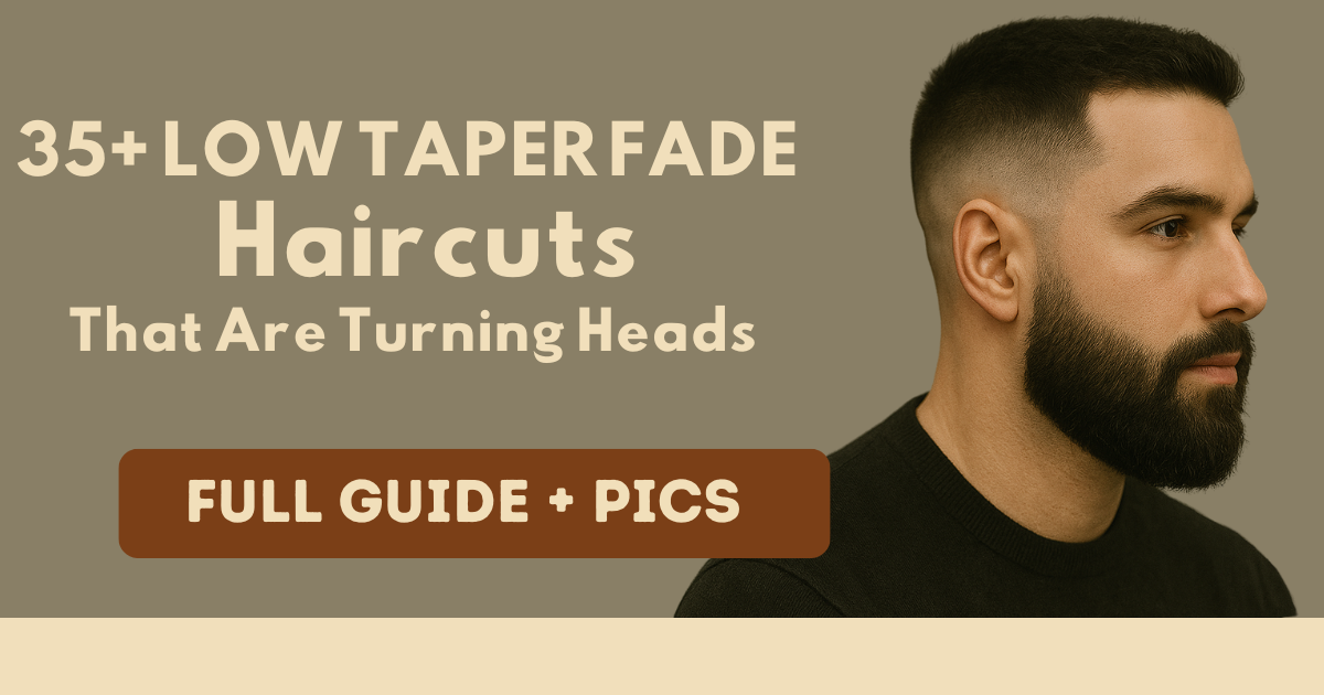 35+ Low Taper Fade Haircuts That Are Turning Heads in 2025 (Full Guide + Pics)