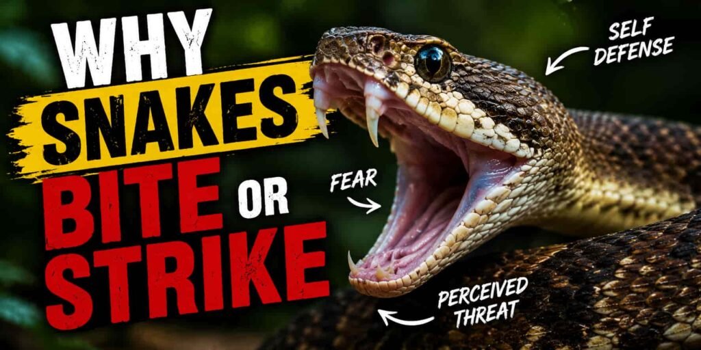 Why Snakes Bite or Strike
